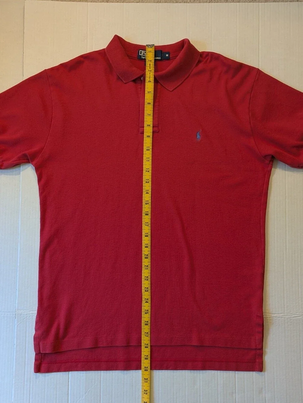 Polo by Ralph Lauren Short-Sleeved Red Men's Polo Shirt M